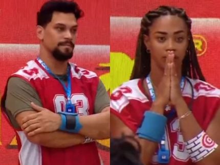 Após vitória na Prova do Anjo, Aline e Vinicius levam bronca de Tadeu no BBB25