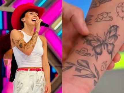 Boiadeira e tatuada! Ana Castela exibe desenhos no braço e explica significado