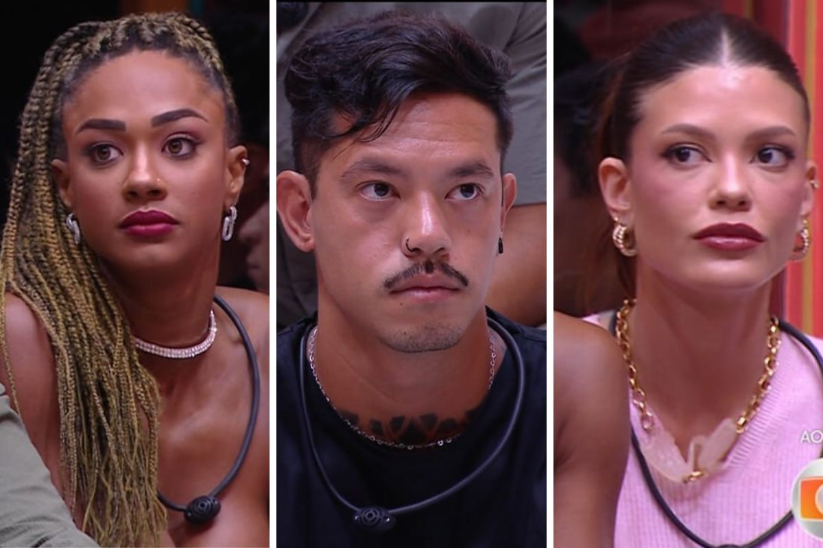 BBB 25: Aline, Gabriel e Vitória Strada estão no Paredão