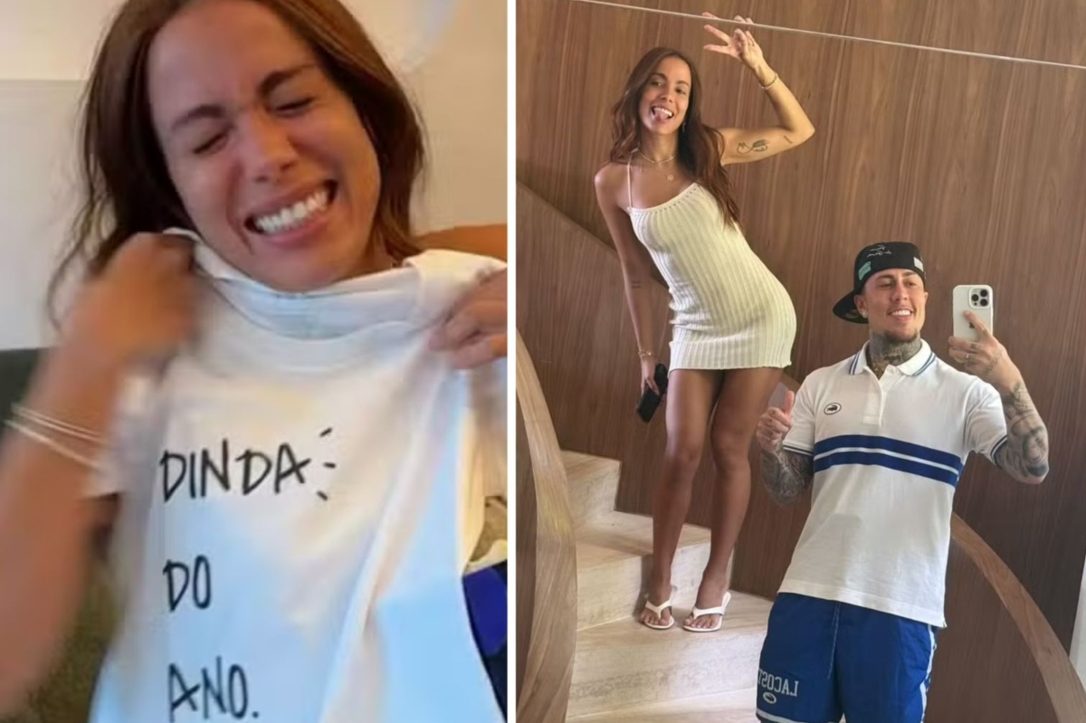 Anitta é surpreendida por MC Daniel e Lorena com convite especial: ‘Dinda do ano’