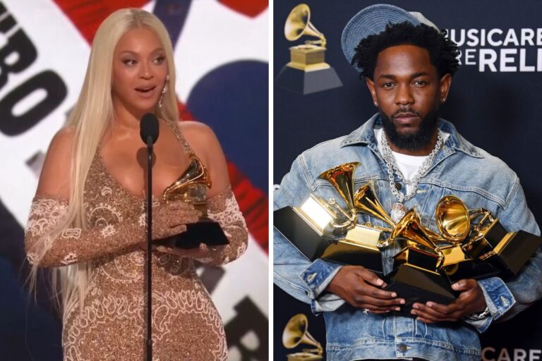 Grammy 2025: Beyoncé e Kendrick Lamar brilham no prêmio. Veja a lista completa!