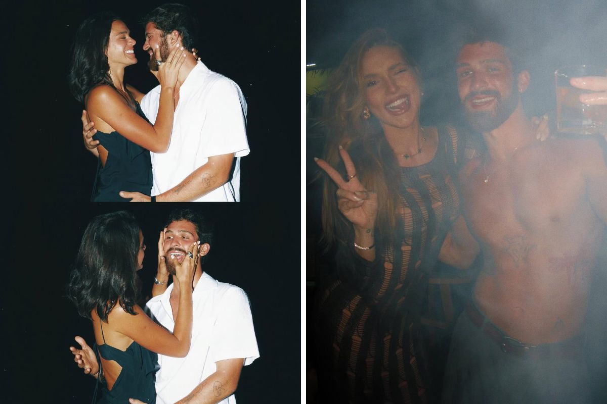 João Guilherme mostra fotos com Bruna Marquezine e Virginia Fonseca em aniversário