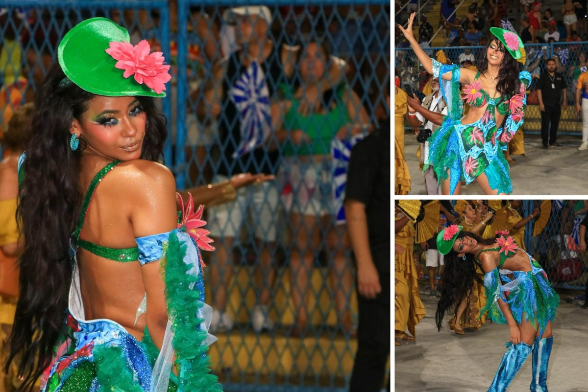 Wenny dribla a dor e samba na Portela vestida de vitória régia