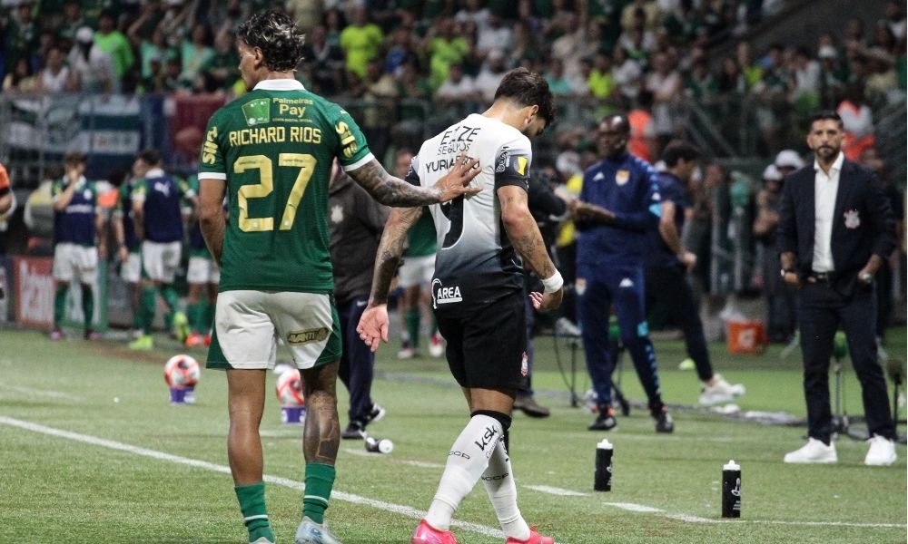 Estevão perde pênalti, Palmeiras não aproveita jogador a mais e fica no empate com o Corinthians