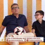 Bernardo, o “Mini Neto”, impressiona ao imitar o apresentador durante “Os Donos da Bola”