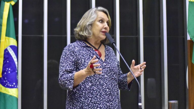 Erika Kokay critica Hugo Motta por minimizar o 8 de Janeiro