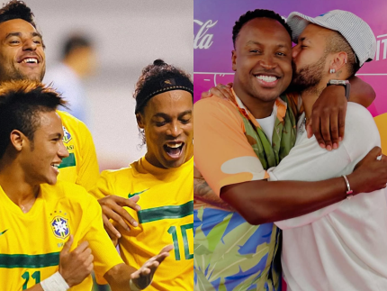 Neymar faz 33! Ronaldinho Gaúcho e cantor Thiaguinho homenageiam craque do Santos