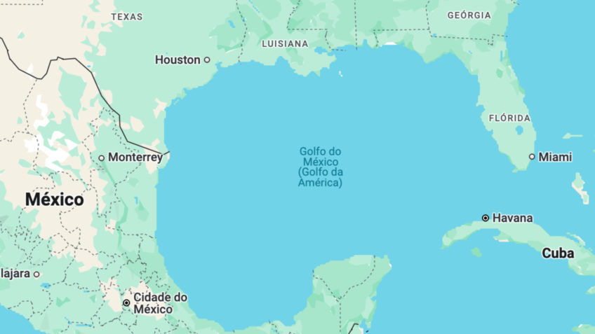 Google Maps exibe “golfo da América” e Trump comemora