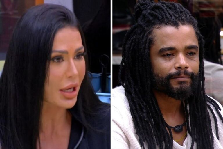 BBB 25: ‘Seria expulsa, mas ia meter a porrada’, dispara Gracyanne sobre Diogo