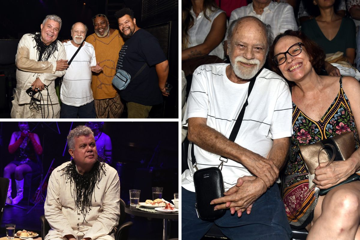 Famosos participam de evento no Teatro Cacilda Becker