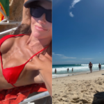 Deborah Secco curte domingão de sol em praia na Barra da Tijuca, no Rio