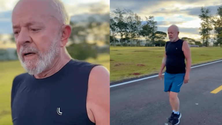 Lula convida brasileiros a fazerem caminhadas logo cedo