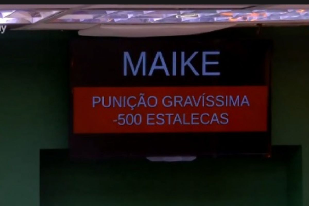 BBB 25: Maike leva punição gravíssima