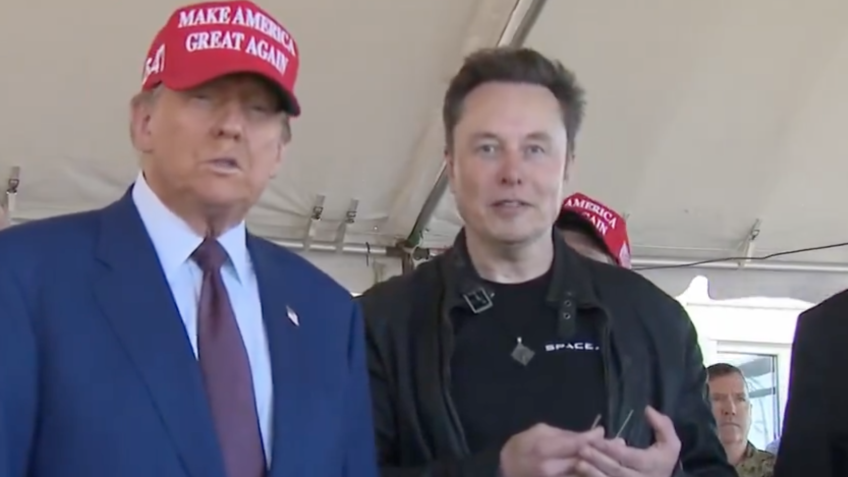 Vídeo de IA com Trump beijando Musk é exibido em órgão do governo