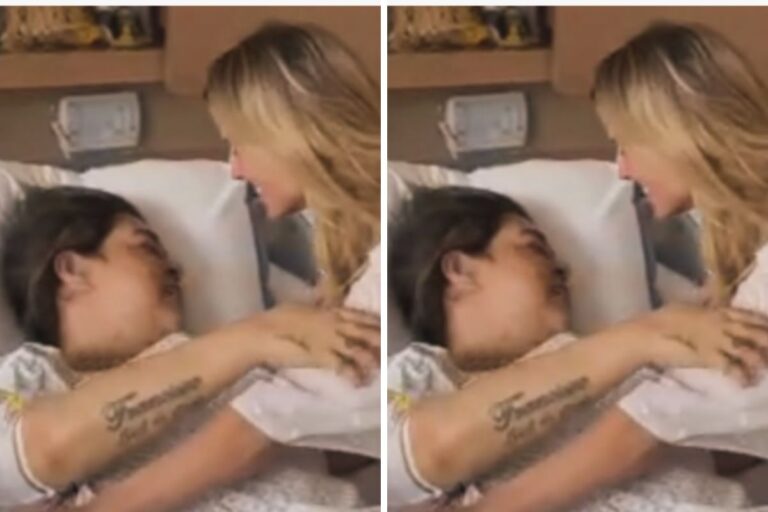 Carolina Dieckmann visita Preta Gil no hospital