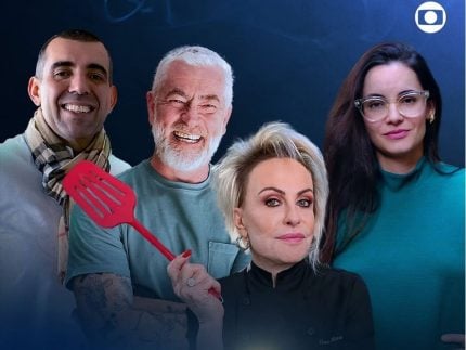 Globo divulga chefes que formam o júri do novo reality de Ana Maria Braga