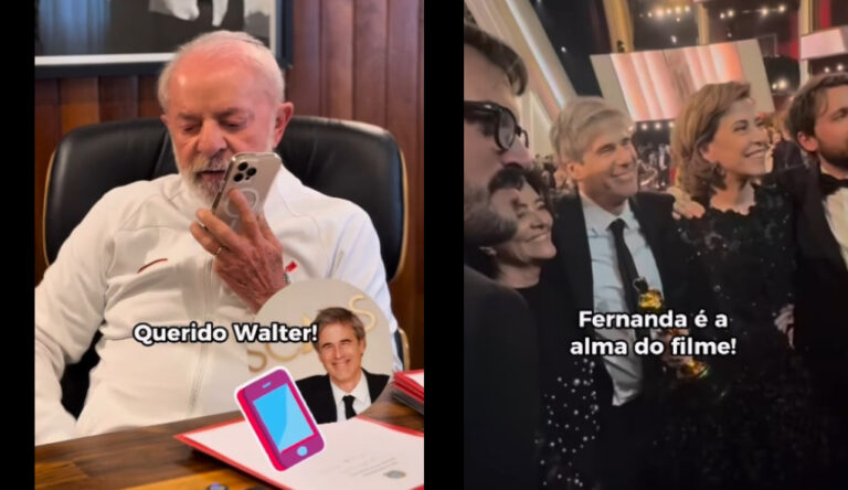 Lula liga para Walter Salles e diz que Oscar por ‘Ainda Estou Aqui’ lavou ‘a alma do povo brasileiro’