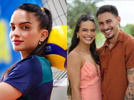 Natinha do vôlei perdoa traição e volta para o ex