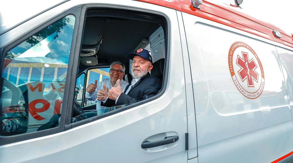 Lula entrega 789 novas ambulâncias para o Samu em evento em Sorocaba