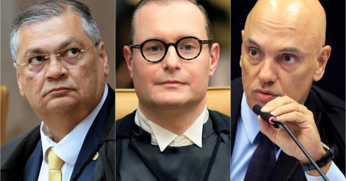 STF tem maioria para manter Dino, Zanin e Moraes para julgar Bolsonaro