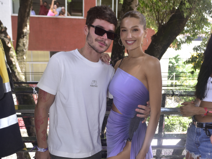 Sasha e João Lucas curtem último dia de Carnaval com trio de Ivete, em Salvador