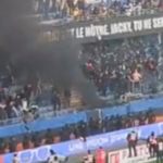 Chamas nas arquibancadas: torcedores provocam incêndio e paralisam jogo na Ligue 1