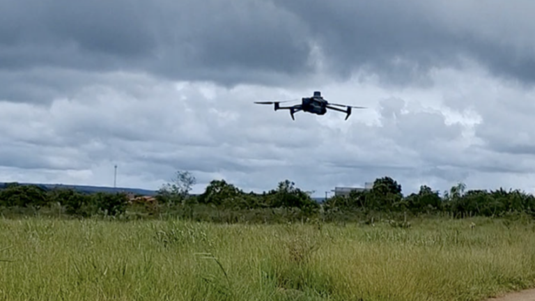 Drone é usado em mapeamento de limites estaduais pelo IBGE