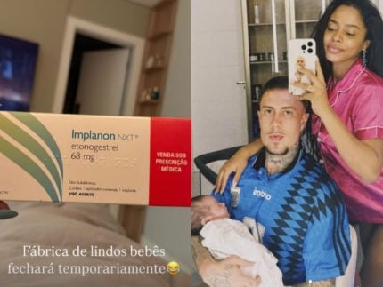 Fábrica fechada! Lorena escolhe contraceptivo após nascimento do 1º filho com MC Daniel