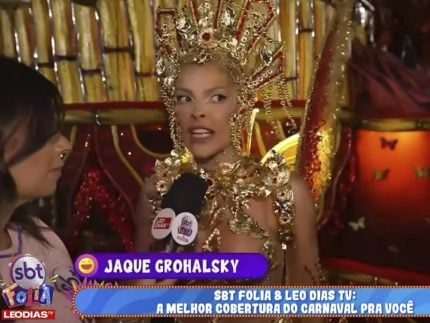 Jaqueline Grohalski revela truque para não “mostrar perseguida” no Carnaval: “Super bonder”