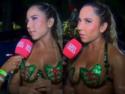 Renata Frisson, conhecida como Mulher Melão, conta como cuida do corpo para o Carnaval