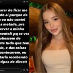 Modelo que afirmou ter se envolvido com Neymar manda recado: “Bora parar de me julgar”