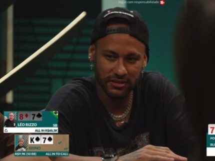 Neymar participa de torneio de poker em meio à crise com Biancardi