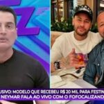 “Pai de Neymar não pagou por vídeo nenhum”, esclarece Leo Dias, ao vivo, no Fofocalizando