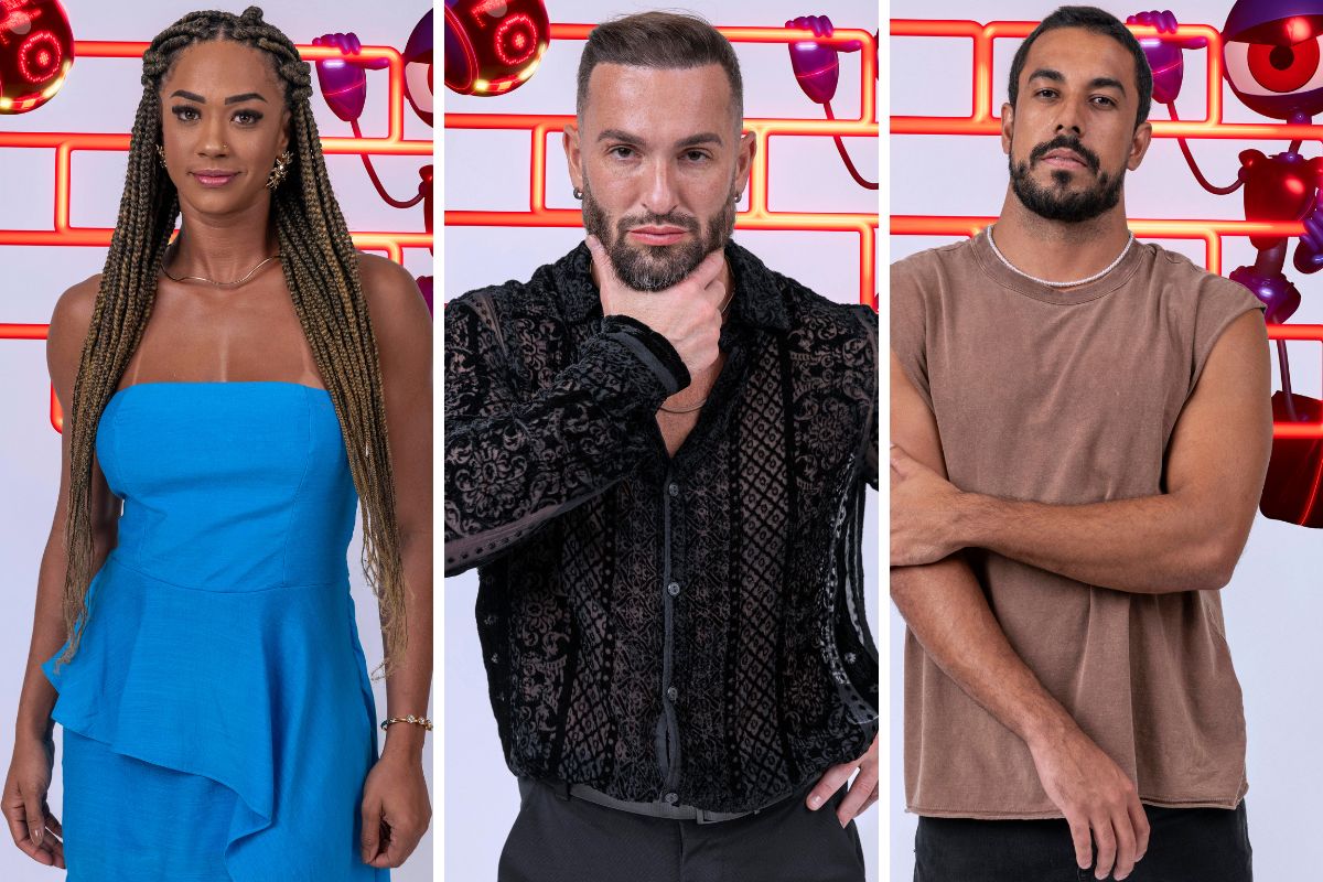 BBB 25: Paredão é formado por Aline, Diego e Maike