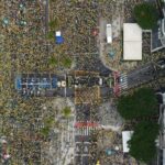 Bolsonaro reúne 26.000 pessoas no Rio, seu menor público