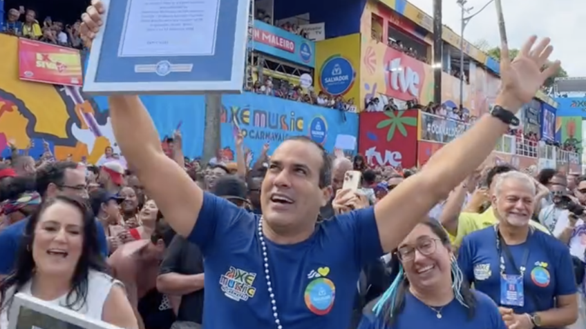 Salvador entra para o Guinness por maior Carnaval de trio elétrico