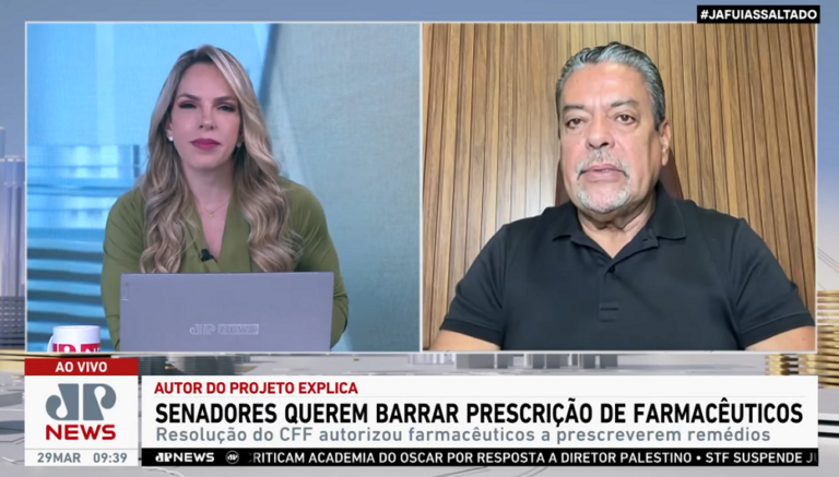 Projeto no Senado quer barrar prescrição de remédios por farmacêuticos; veja entrevista com o autor