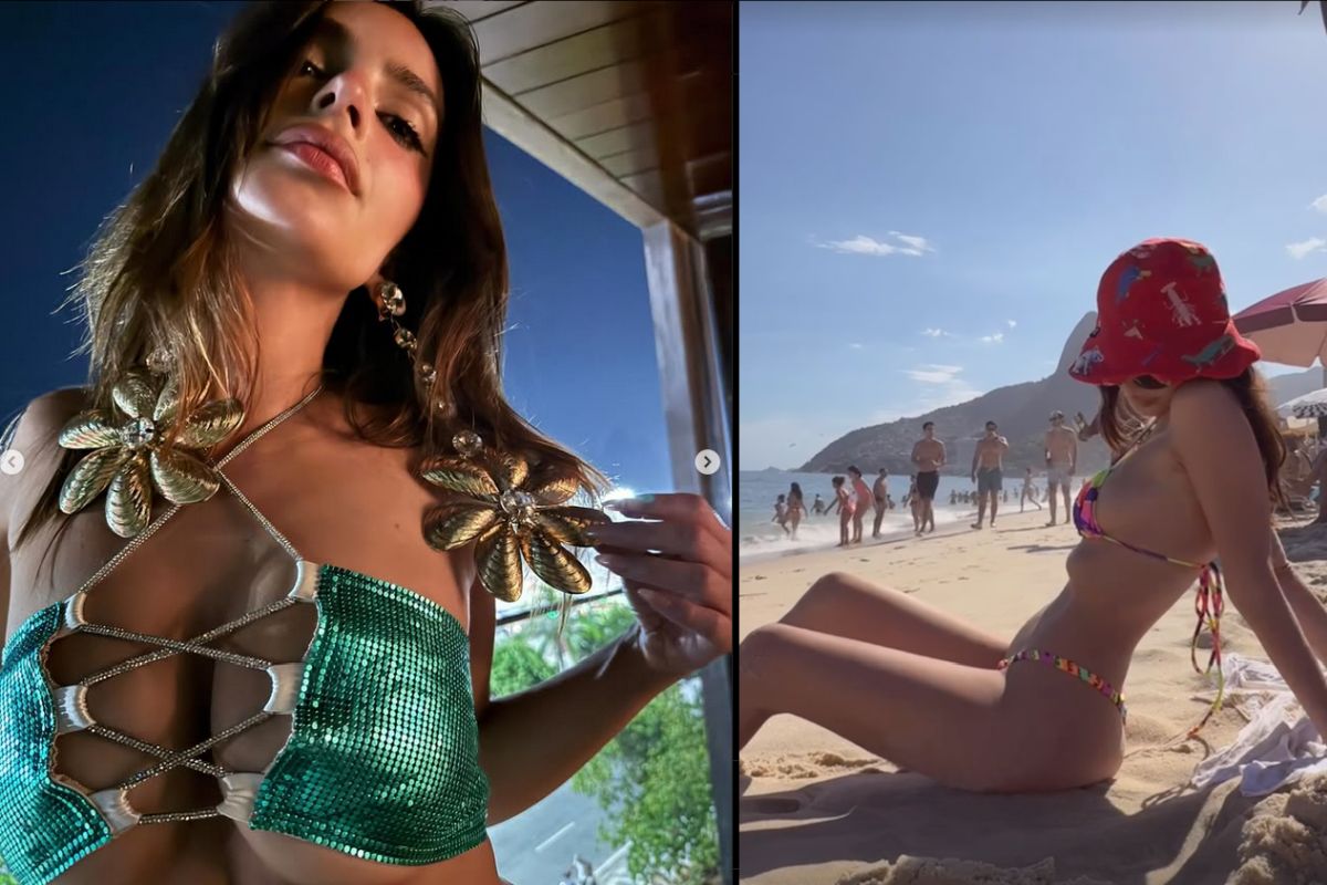 Emily Ratajkowski se encantou com o carnaval no Brasil: ‘Carnaval é incrível’