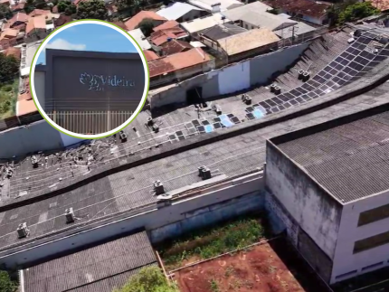 Teto de igreja desaba em Goiânia e deixa feridos. Veja vídeo!