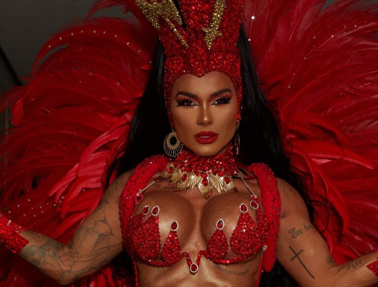 Com fantasia com 10 mil cristais, Kamila Simioni faz sua estreia no carnaval: “Experiência única”