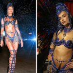 Irina Shayk vive sonho no Carnaval e se declara ao Brasil