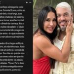 Belo fala sobre dificuldades passadas de Gracyanne Barbosa e pede respeito pela musa