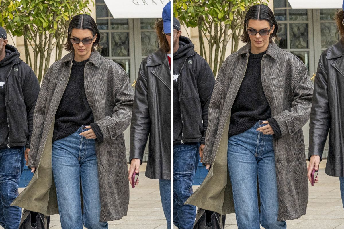 Kendall Jenner surge com look casual, após campanha