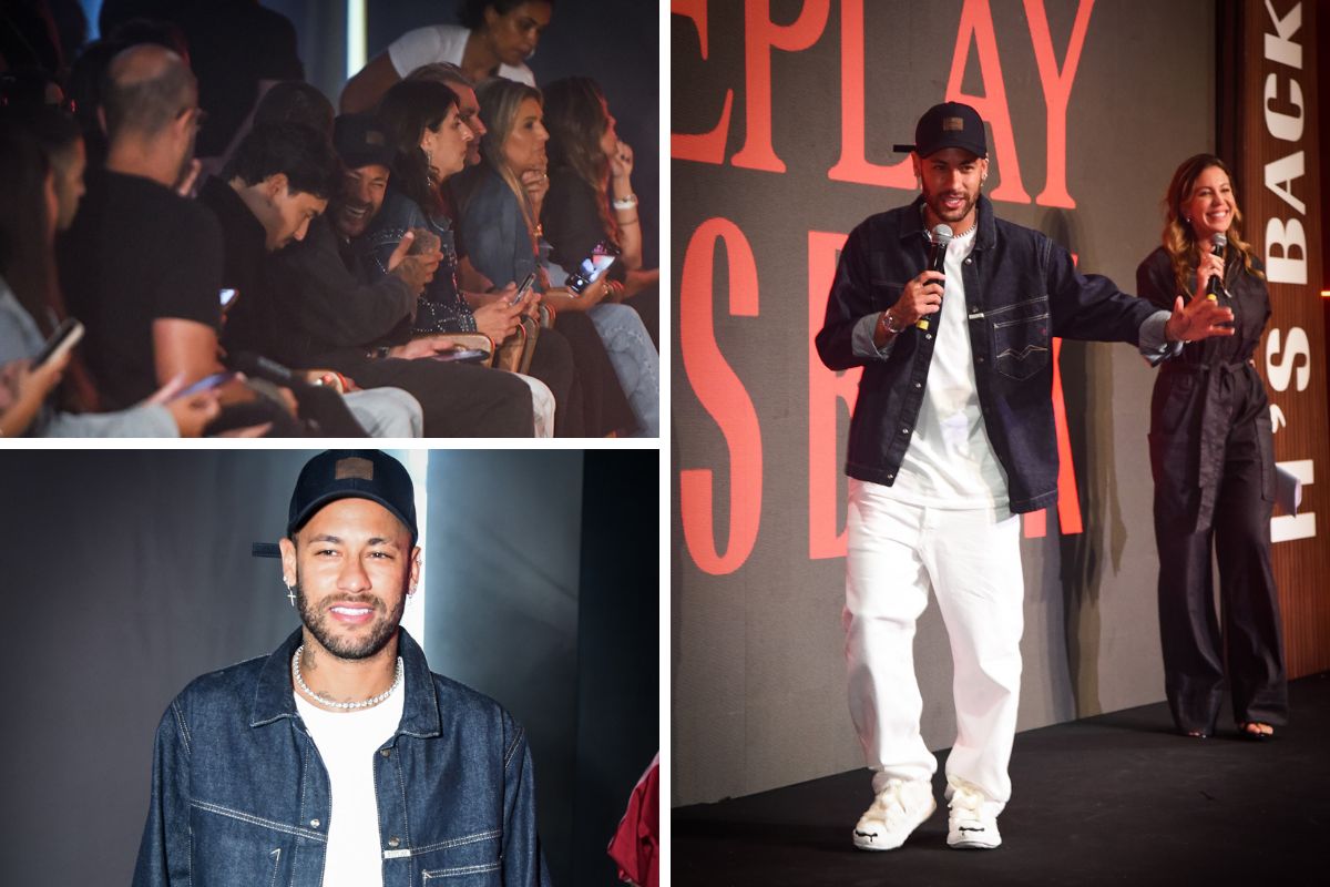 Em meio a polêmica, Neymar chama atenção em desfile de moda