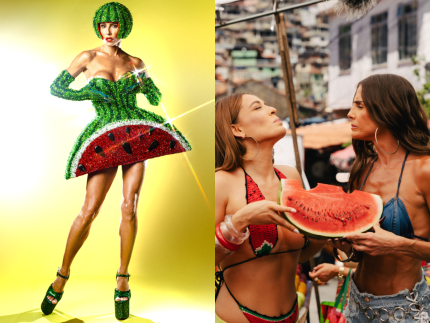 Deborah Secco vira Mulher Melancia e atua com Bia do Brás em esquete de Carnaval