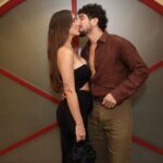 Rafa Kalimann curte show de Nattan e troca beijos com o cantor