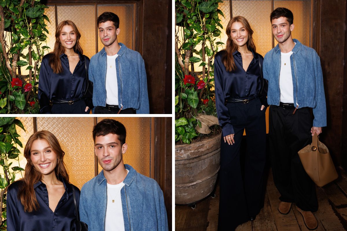 Sasha Meneghel e João Guilherme se encontram em evento