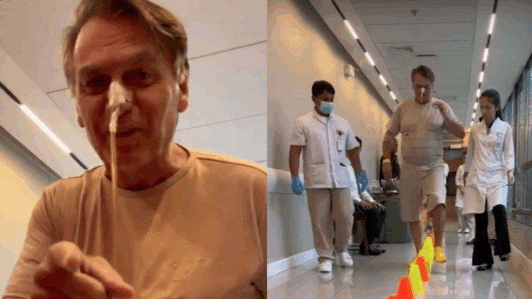 Bolsonaro “aceitou bem” água, chá e gelatina, diz novo boletim