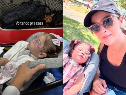 Filha de Letícia e Juliano Cazarré deixa hospital após 3ª internação do ano