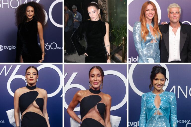 Mesma festa, mesmo look: Famosas repetem vestido na festa da Globo